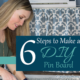 DIY Pin Board, Craft Tool Organization + Accessories