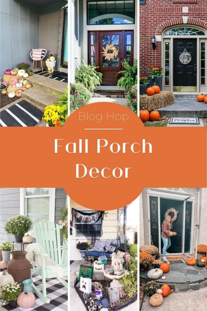 This round up of beautiful, but unique fall front porch decor will have you swooning. Come gather all the inspiration you need to make your fall front porch stand out.