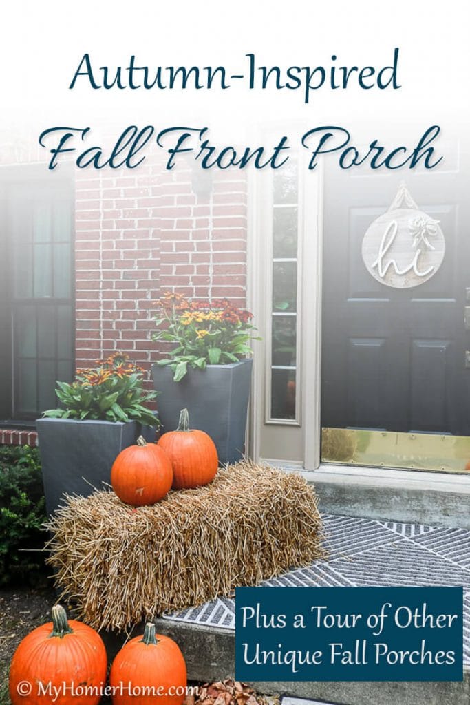 This round up of beautiful, but unique fall front porch decor will have you swooning. Come gather all the inspiration you need to make your fall front porch stand out.