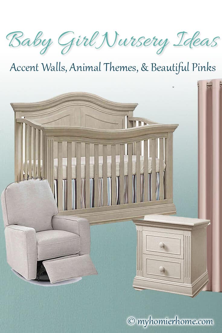 Girl Nursery Ideas - Pinterest Looking for inspiration for your baby girl's nursery? I've been scouring the internet for all the baby girl nursery ideas to share with you. Check it out what I landed on to inspire my baby girl's nursery! #babygirlnursery #nurseryinspiration #girlnurseryideas #nurseryideas