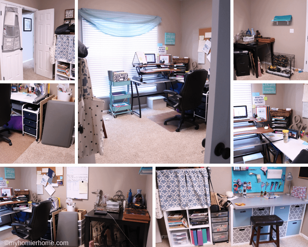 Home Office Ideas & Craft Room Makeover