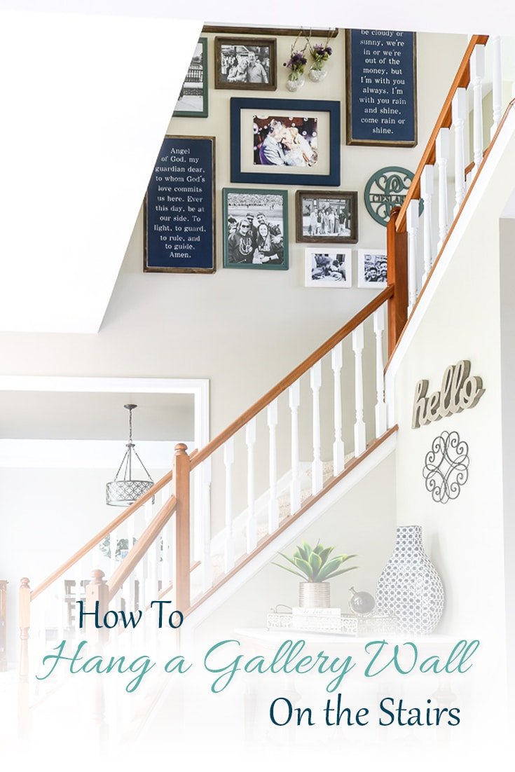 Looking for the best way to hang a gallery wall on your stairs? This tutorial has everything you need to know to make this daunting task a breeze including a printable checklist and video tutorial of how we did it!