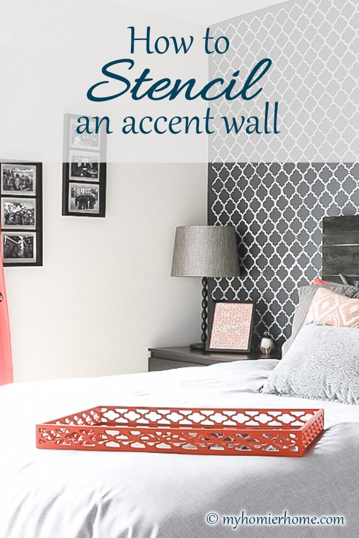 How to Stencil - Pinterest Everything you need to know about how to stencil an accent wall. Check out my tips!
