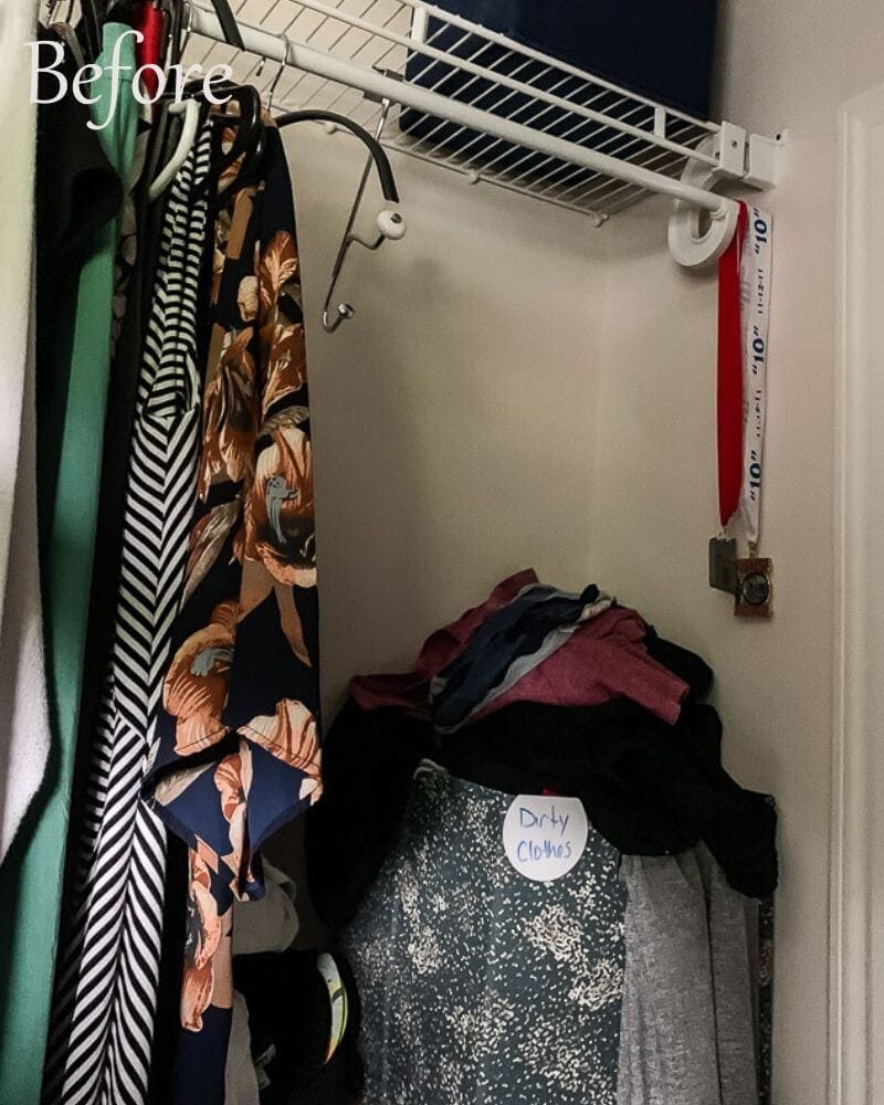 Master Closet Declutter Before 2 Master Closet Declutter Before Photo 4