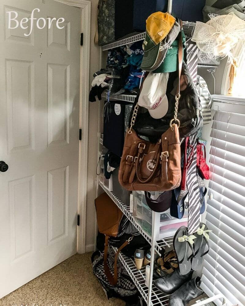 Master Closet Declutter Before 6 Master Closet Declutter Before Photo 7