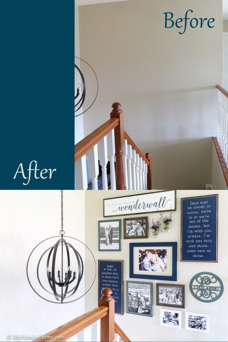 Modern Vintage Front Entryway (1) Check out the transformation of our front entryway into a modern vintage beauty.