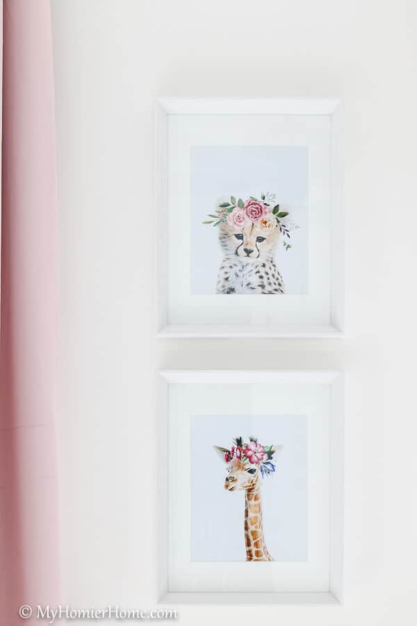 Nursery Reveal - After-14 Looking for nursery inspiration? Check out our serene, safari-themed baby girl nursery reveal! The colors are relaxing & inviting!