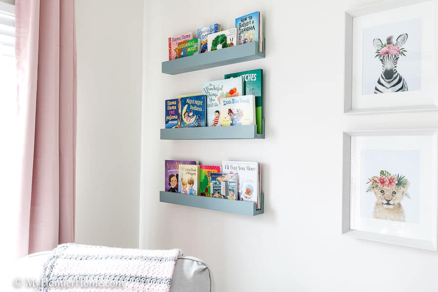 Nursery Reveal - After-16 Looking for nursery inspiration? Check out our serene, safari-themed baby girl nursery reveal! The colors are relaxing & inviting!