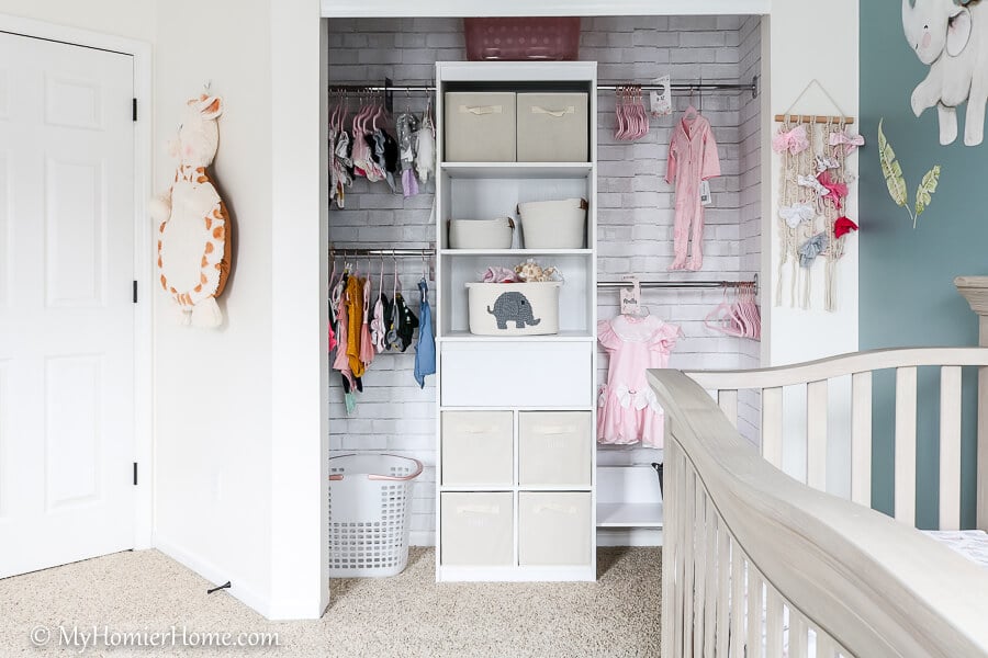 Nursery Reveal - After-9 Looking for nursery inspiration? Check out our serene, safari-themed baby girl nursery reveal! The colors are relaxing & inviting!