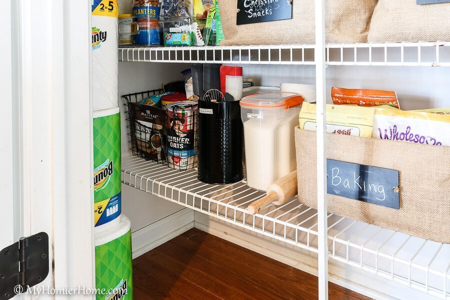 Pantry Organization-9 If you've ever struggled to organize your pantry, these three secrets have allowed me to live with a functioning pantry longer than I ever have in the past and they can help you too!