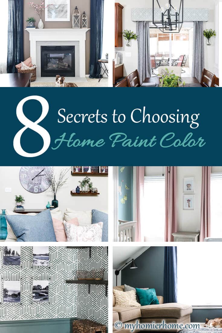 home paint color secrets - Pinterest 2 Worried about making the wrong decision on paint color for your home? Here are 8 must read secrets to choosing home paint colors.